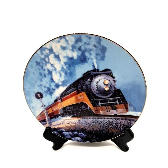 Romantic Age Of Steam Knowles Collector Plate Train Engines The Daylight - Picture 2 of 9